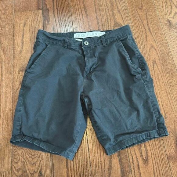 Free Planet Men's Charcoal Shorts - Picture 1 of 2
